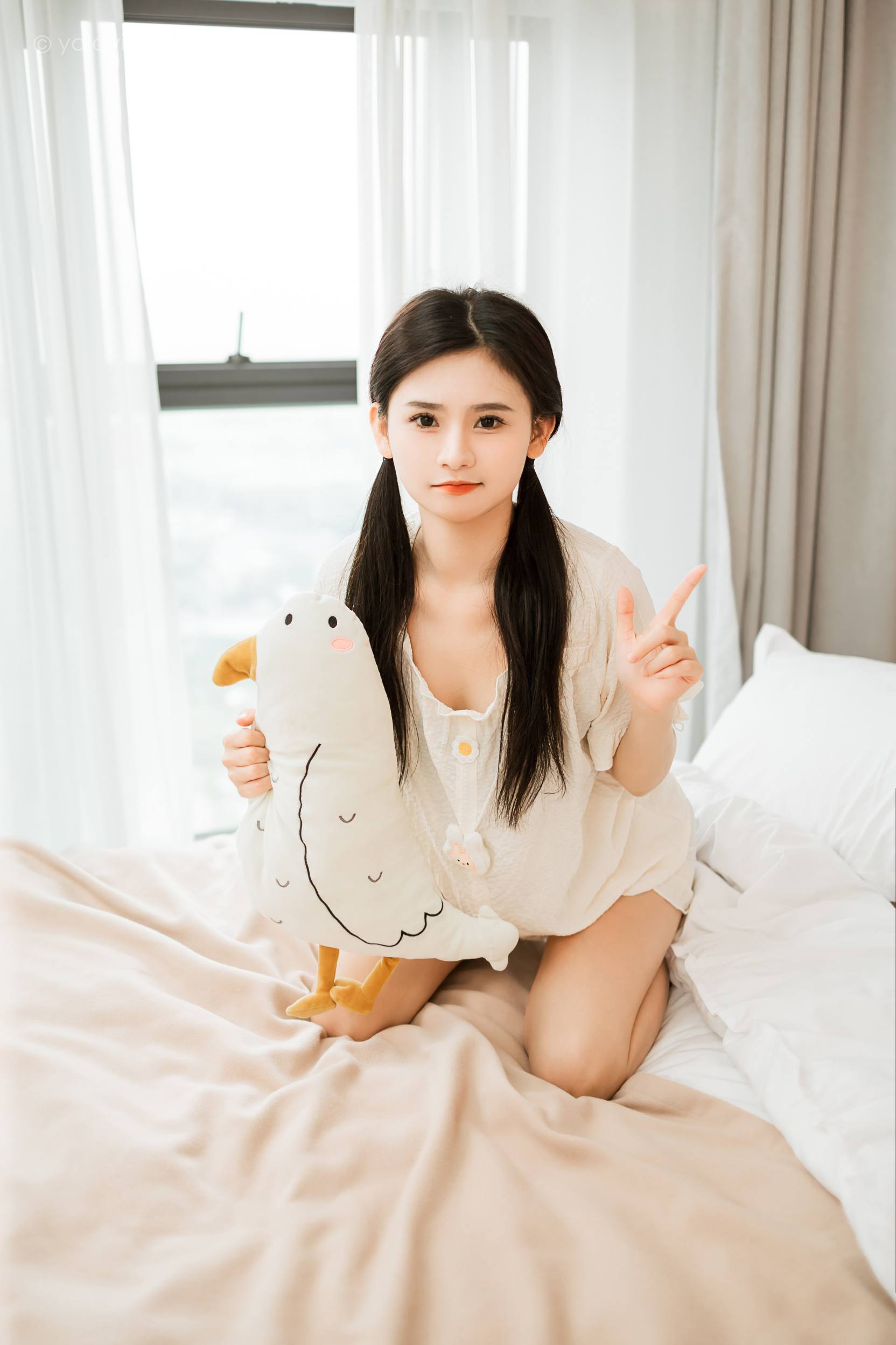 图片[3]-活泼可爱的双马尾女孩【45P】20018-q图库摄影套图图片大全