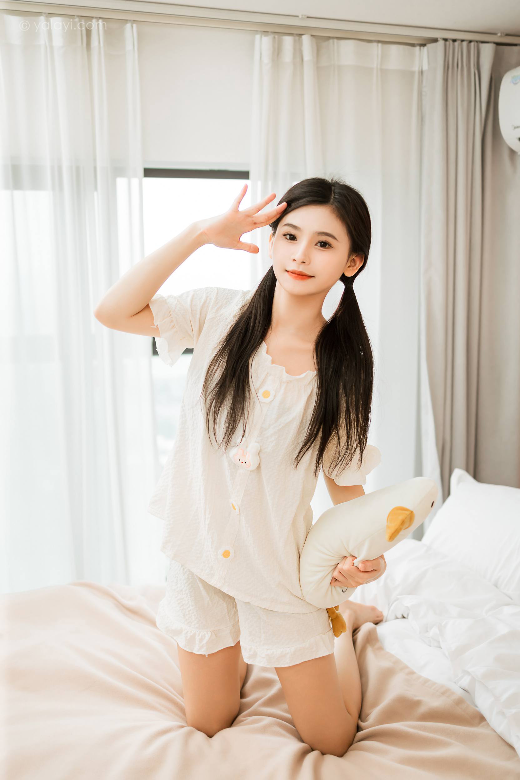 图片[4]-活泼可爱的双马尾女孩【45P】20018-q图库摄影套图图片大全