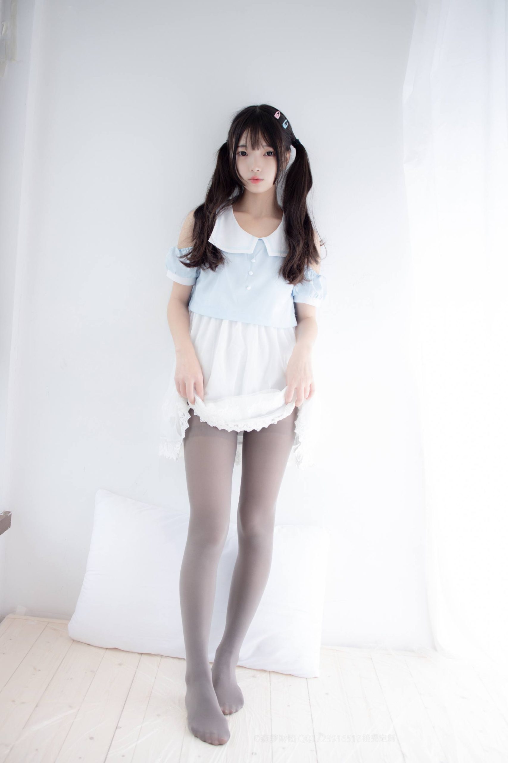 图片[4]-超级甜美的灰丝小姑娘【86P】20005-q图库摄影套图图片大全