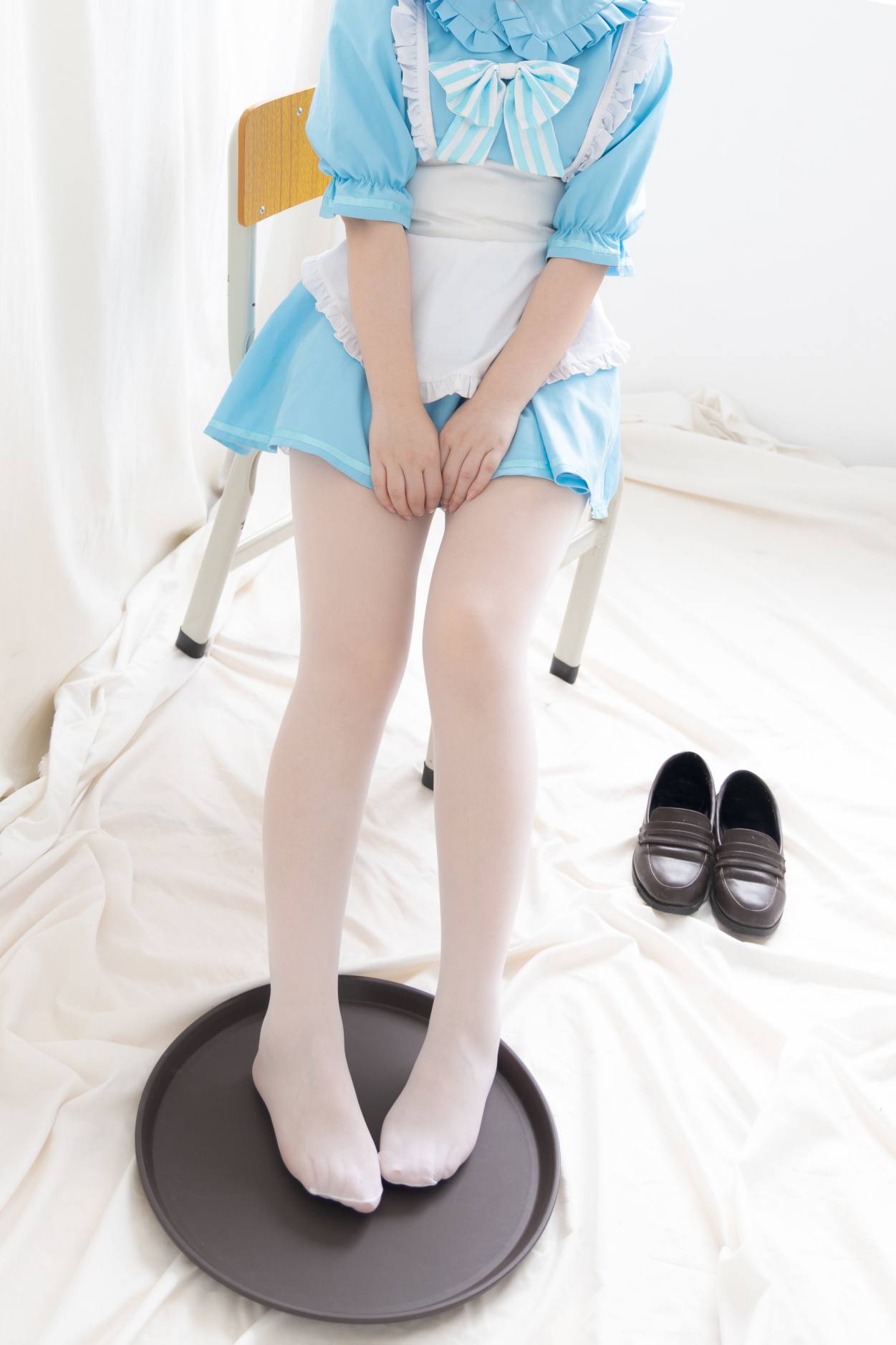 图片[4]-女仆装白丝女孩【43P】20014-q图库摄影套图图片大全