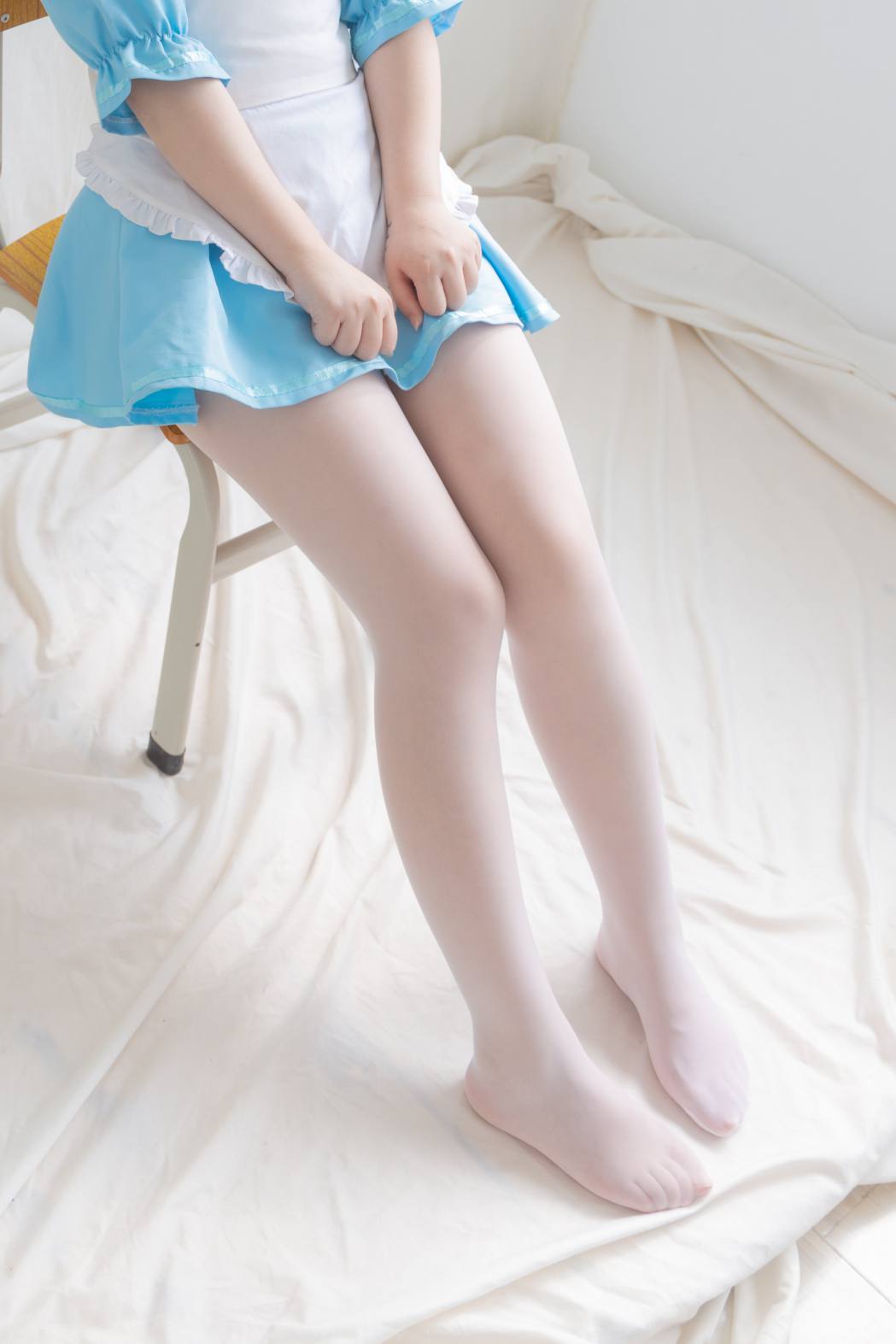 图片[5]-女仆装白丝女孩【43P】20014-q图库摄影套图图片大全
