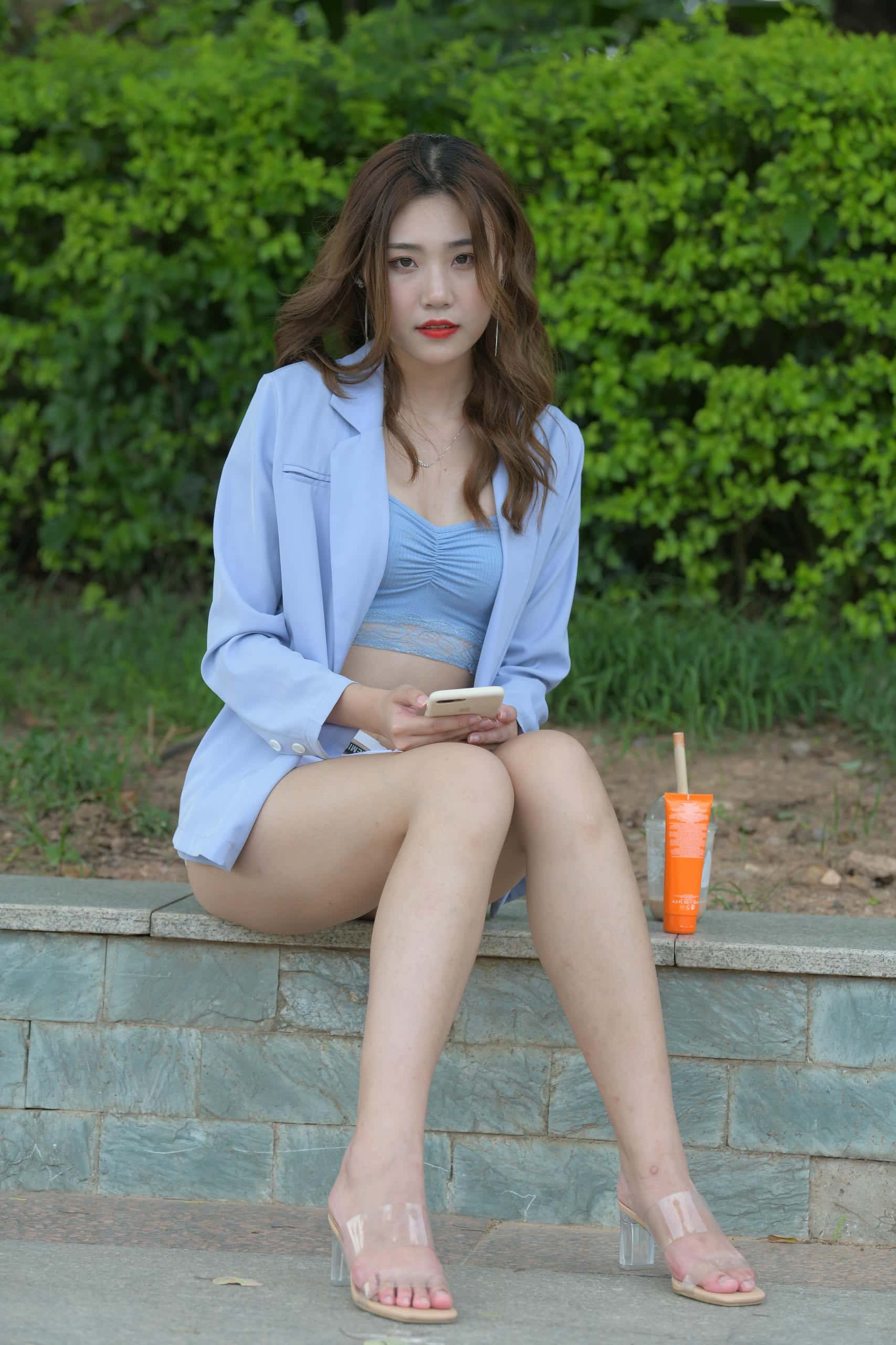 白色热裤女孩【1133P】J1680-q图库摄影套图图片大全