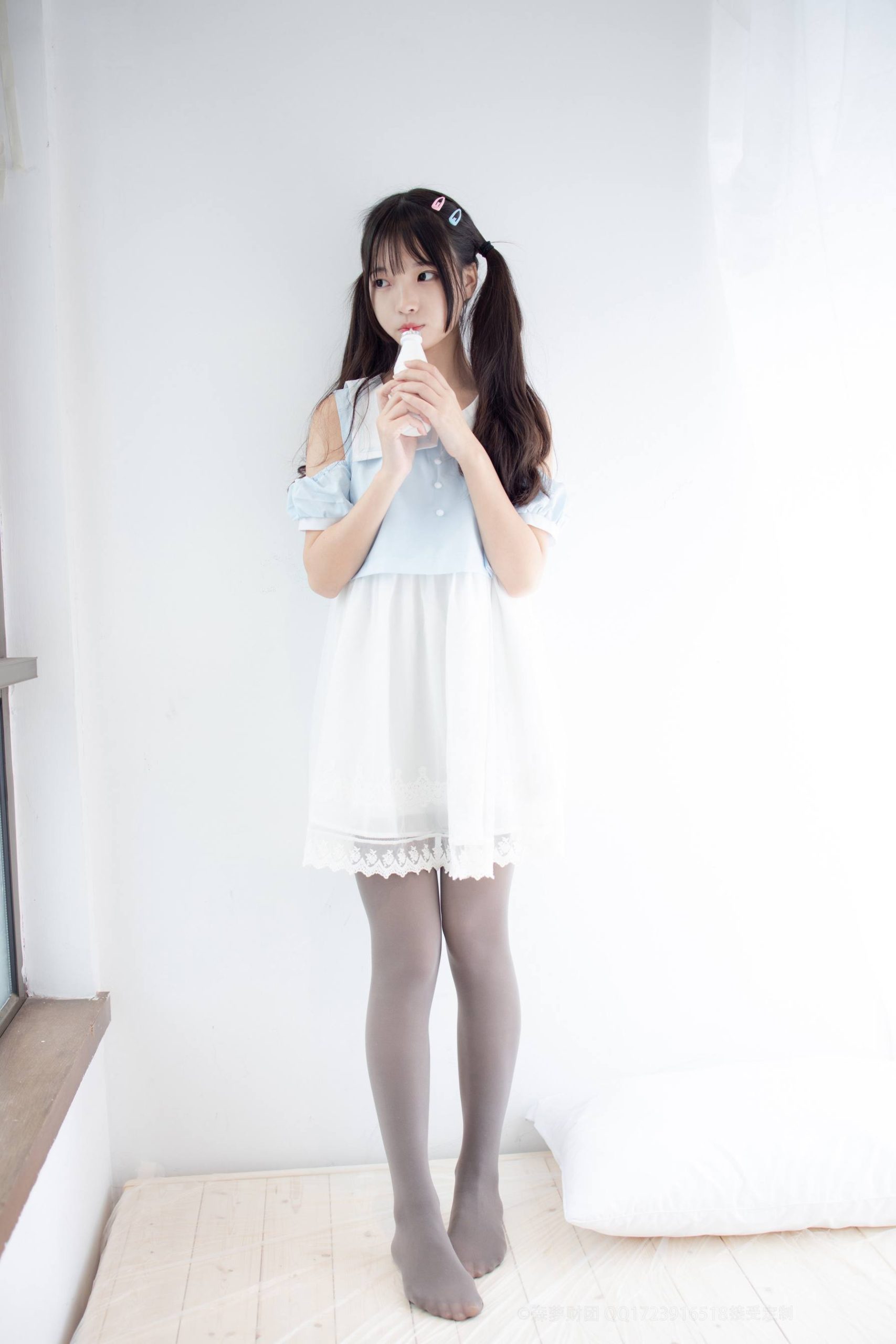 图片[6]-超级甜美的灰丝小姑娘【86P】20005-q图库摄影套图图片大全