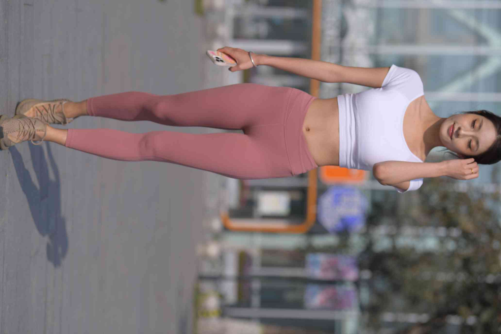 图片[3]-很漂亮的瑜伽裤女孩【419P】04013-q图库摄影套图图片大全