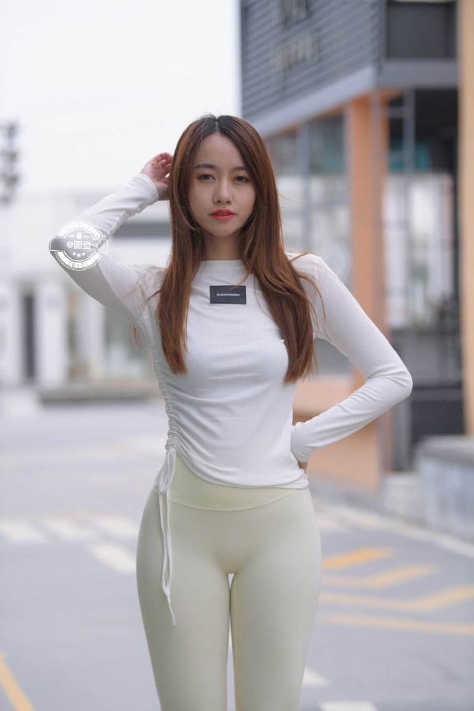 漂亮的白色瑜伽裤女孩 J1441 696P1V-21.4GB-q图库摄影套图图片大全