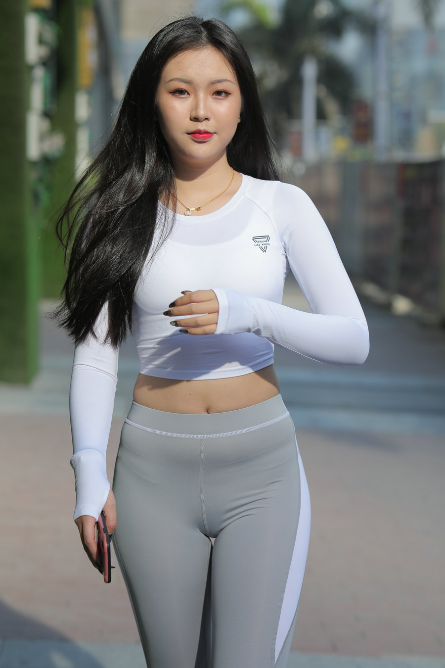 图片[1]-灰色瑜伽裤女孩 J0907 468P2V-6.31GB-q图库摄影套图图片大全