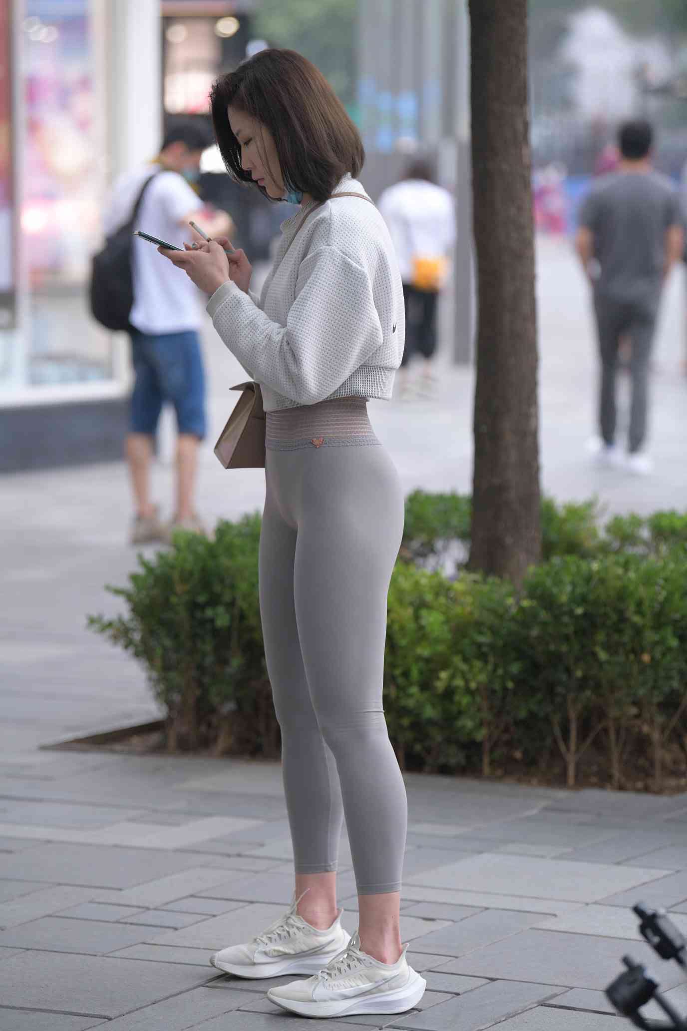 身材很好的短发瑜伽裤姑娘【157P】04015-q图库摄影套图图片大全