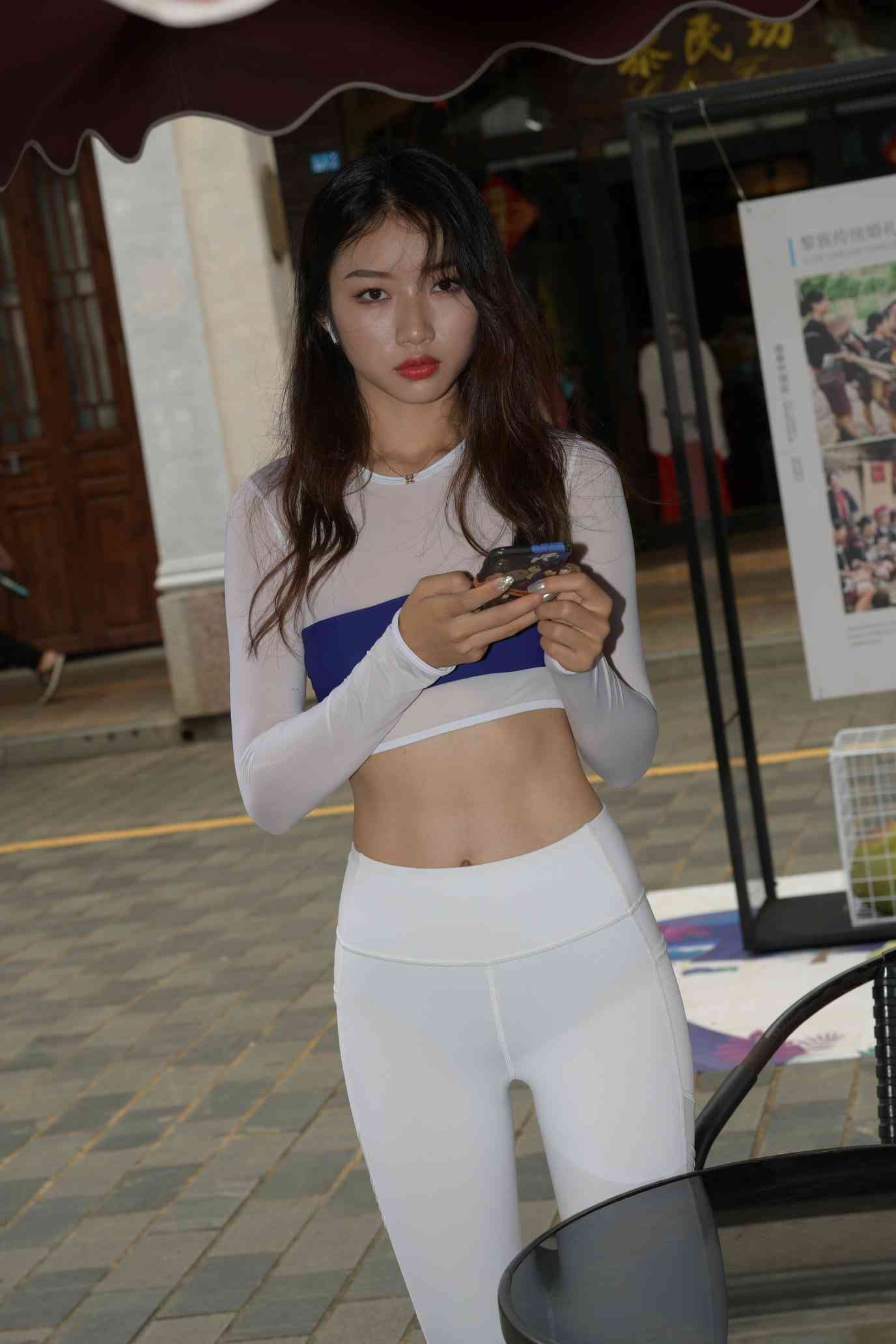 图片[3]-白色瑜伽裤好身材女孩【530P】04041-q图库摄影套图图片大全