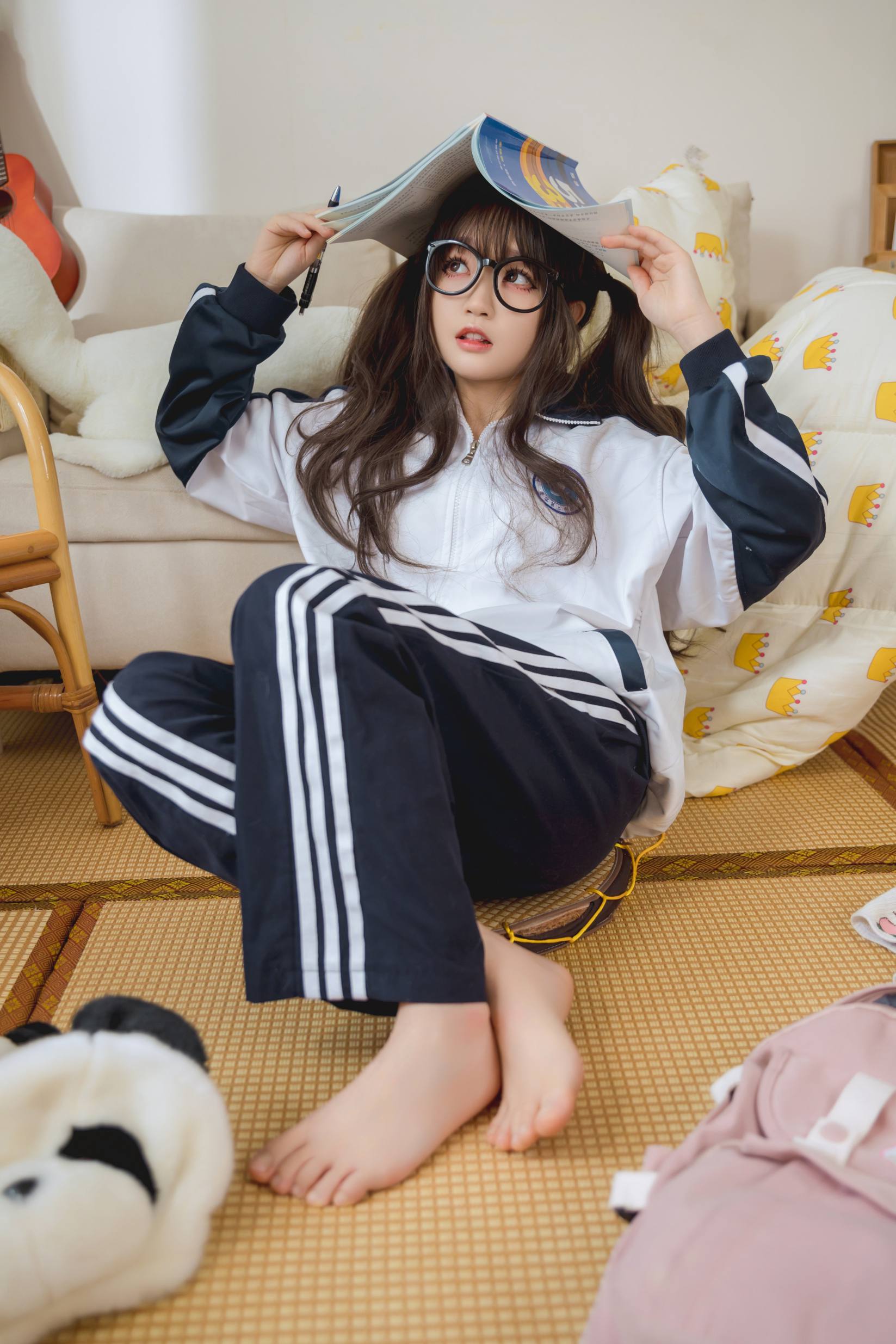 图片[5]-穿校服的双马尾女孩【64P】20010-q图库摄影套图图片大全