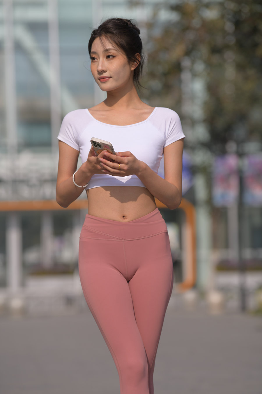 粉红色瑜伽裤女孩J4915 583P1V-26.4GB-q图库摄影套图图片大全