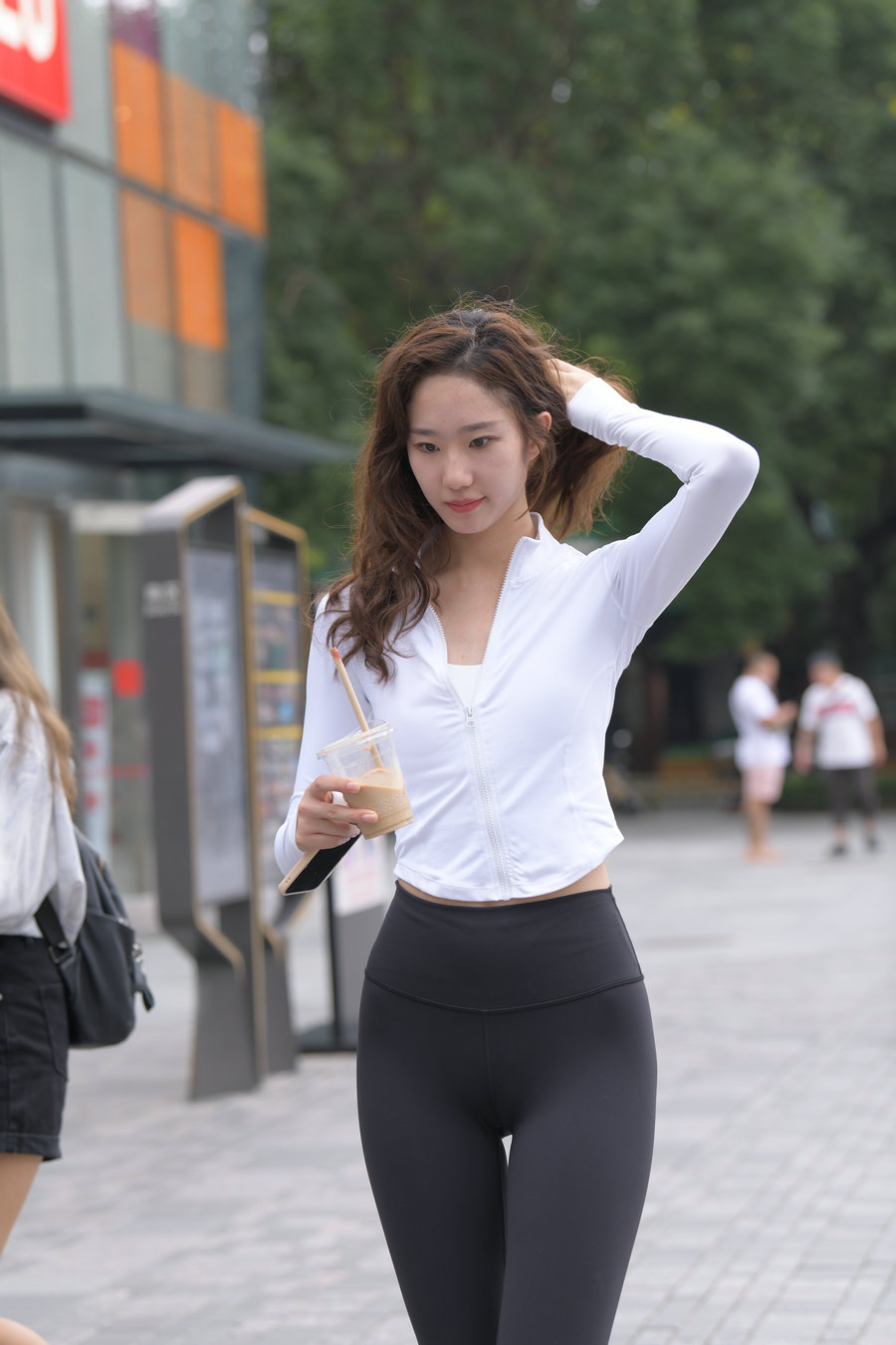 图片[3]-像刘亦菲的黑色瑜伽裤女孩J2237 340P1V-14.8GB-q图库摄影套图图片大全