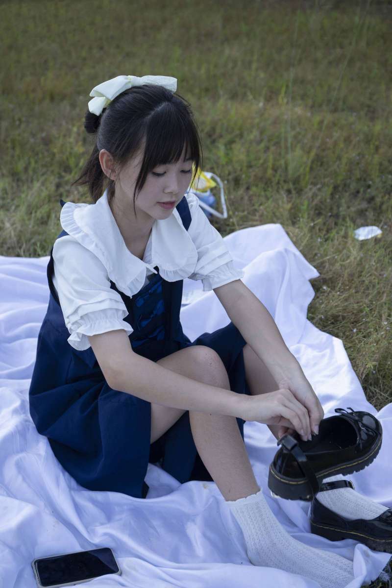 图片[4]-非常甜美的牛仔裙女孩【226P】20021-q图库摄影套图图片大全