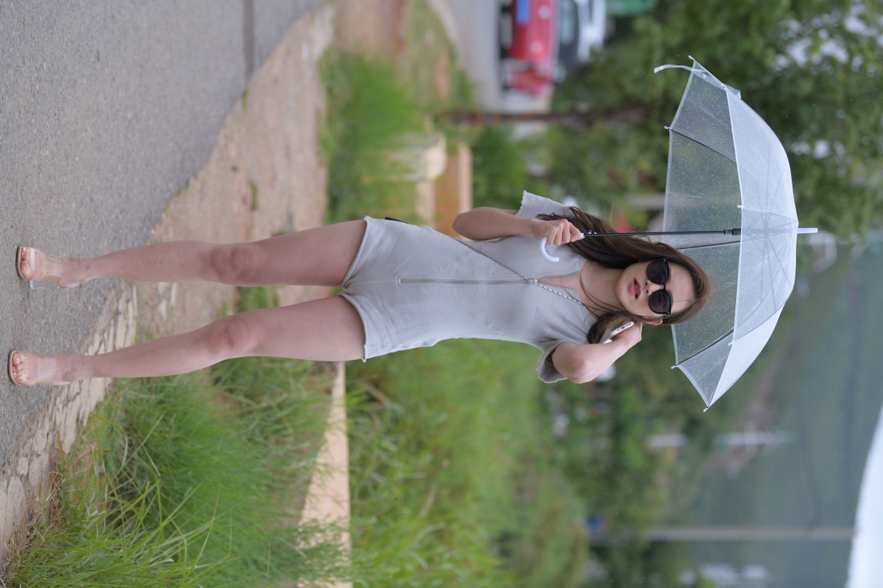 在海边开跑车的连衣短裤女孩【390P】00030-q图库摄影套图图片大全