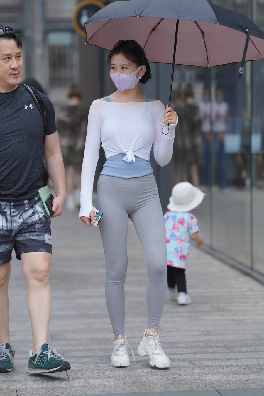 街拍逛街的瑜伽裤小女人  J2874 36P-469MB-q图库摄影套图图片大全