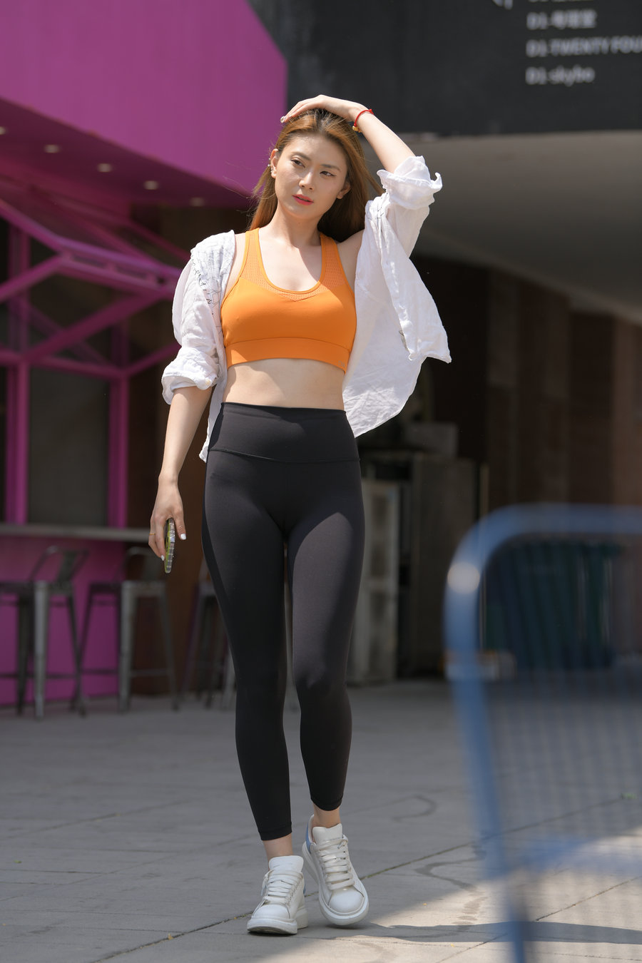 自信的瑜伽裤女孩J3670 712P-14.9GB-q图库摄影套图图片大全