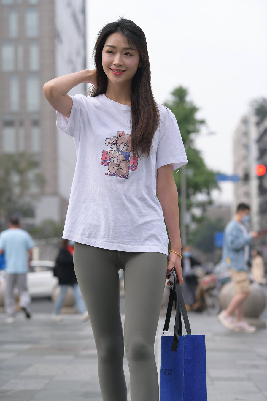 一身休闲装的瑜伽裤女孩J2961 709P1V-24.1GB-q图库摄影套图图片大全