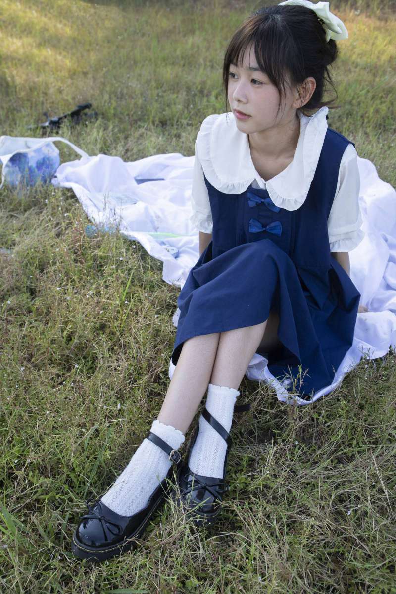 图片[6]-非常甜美的牛仔裙女孩【226P】20021-q图库摄影套图图片大全