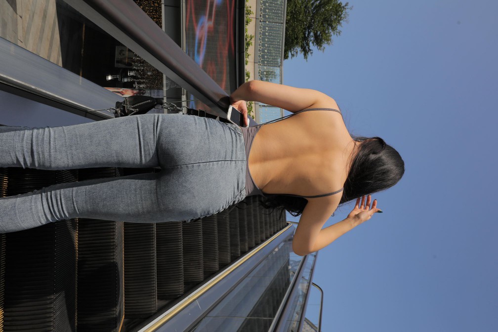 漂亮的紧身牛仔裤长发女孩【474P】00059-q图库摄影套图图片大全