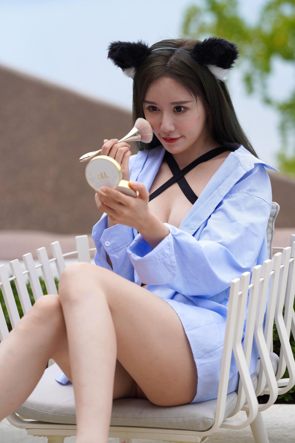 图片[5]-可爱的猫耳朵比基尼美少女【394P】00043-q图库摄影套图图片大全