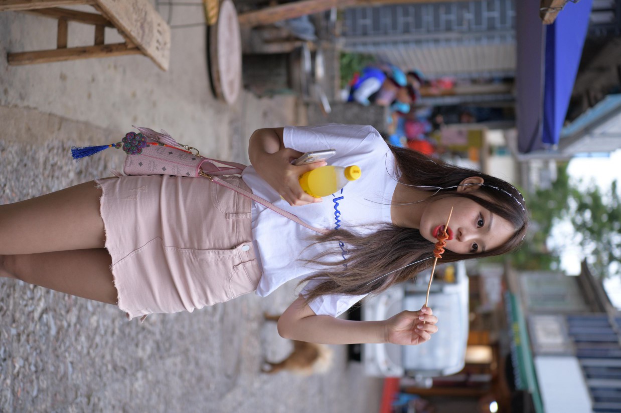 图片[7]-非常清纯甜美的短裙姑娘在逛街【458P】00052-q图库摄影套图图片大全