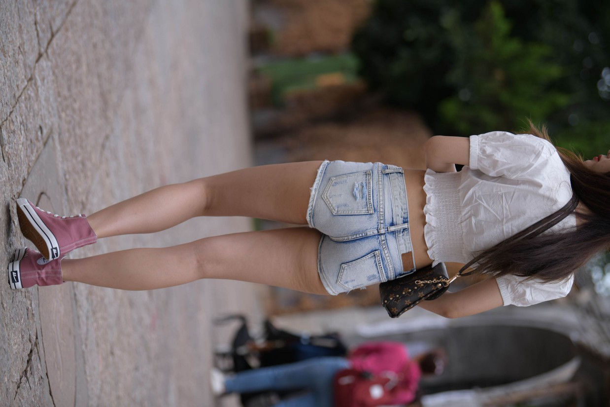 图片[6]-戴太阳镜的牛仔短裤紧身牛仔MM【167P】00021-q图库摄影套图图片大全