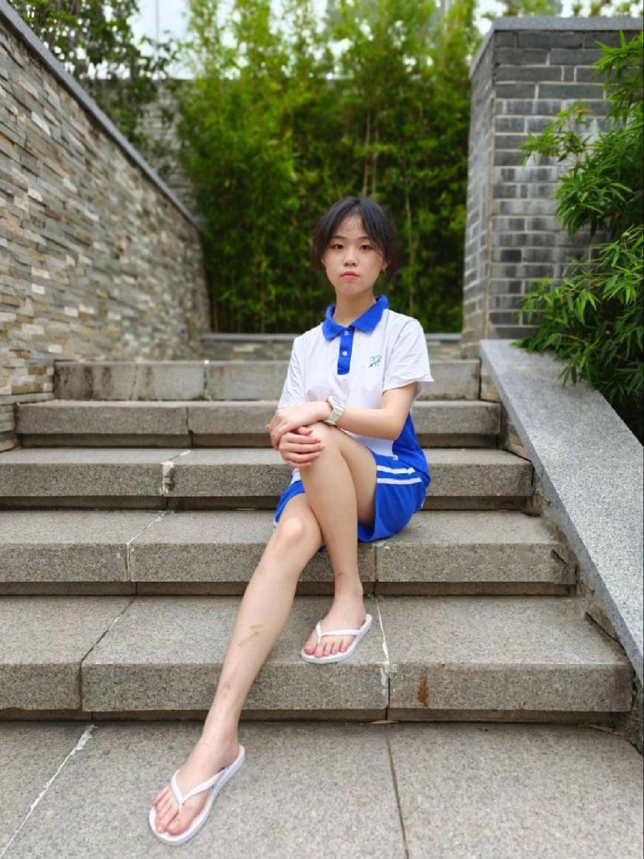 图片[3]-穿校服非常清纯的小姑娘【49P】20003-q图库摄影套图图片大全