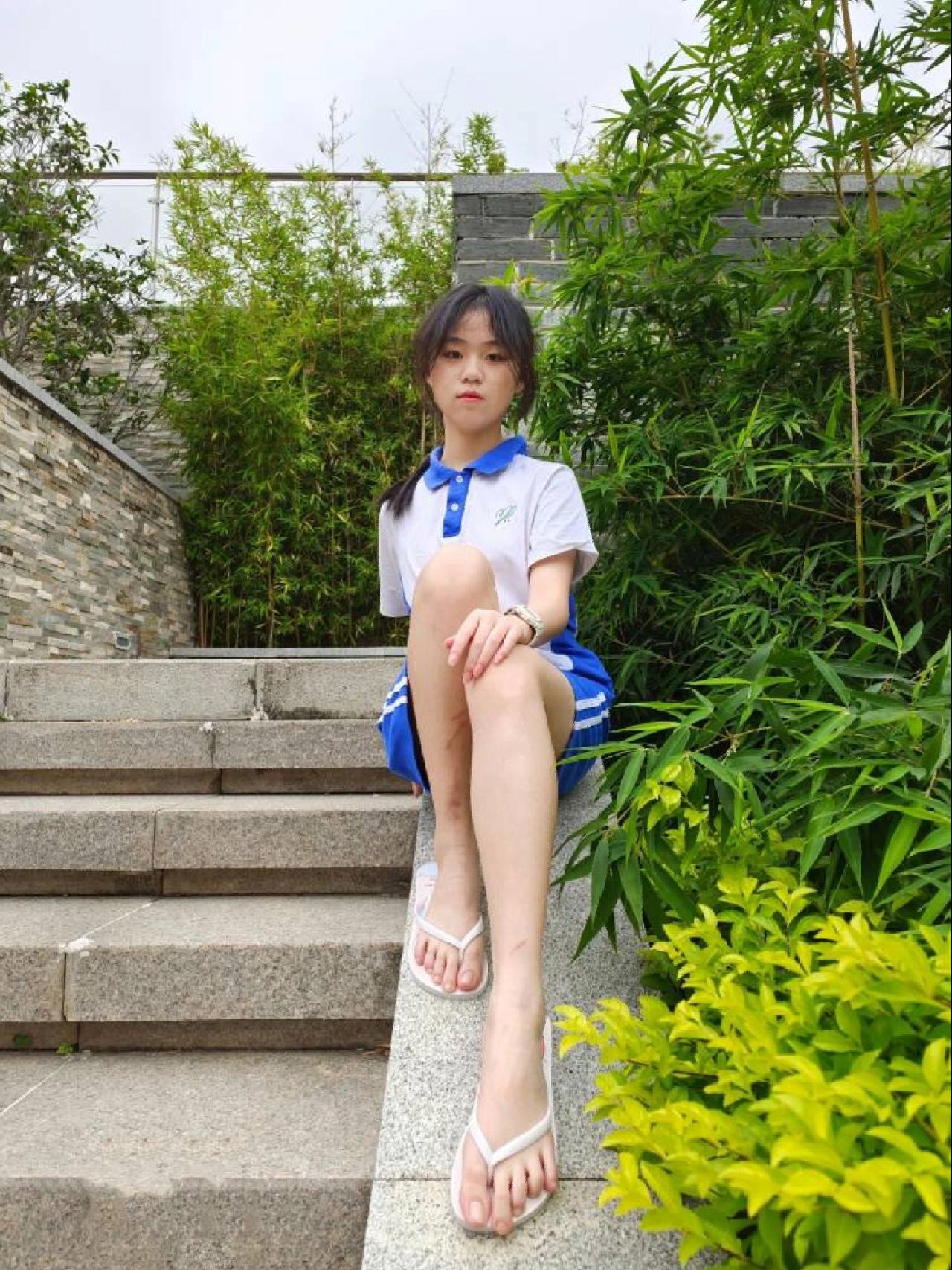 图片[4]-穿校服非常清纯的小姑娘【49P】20003-q图库摄影套图图片大全