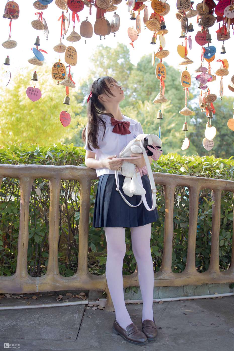 图片[5]-眼神好清澈的双马尾白丝女孩【75P】20019-q图库摄影套图图片大全