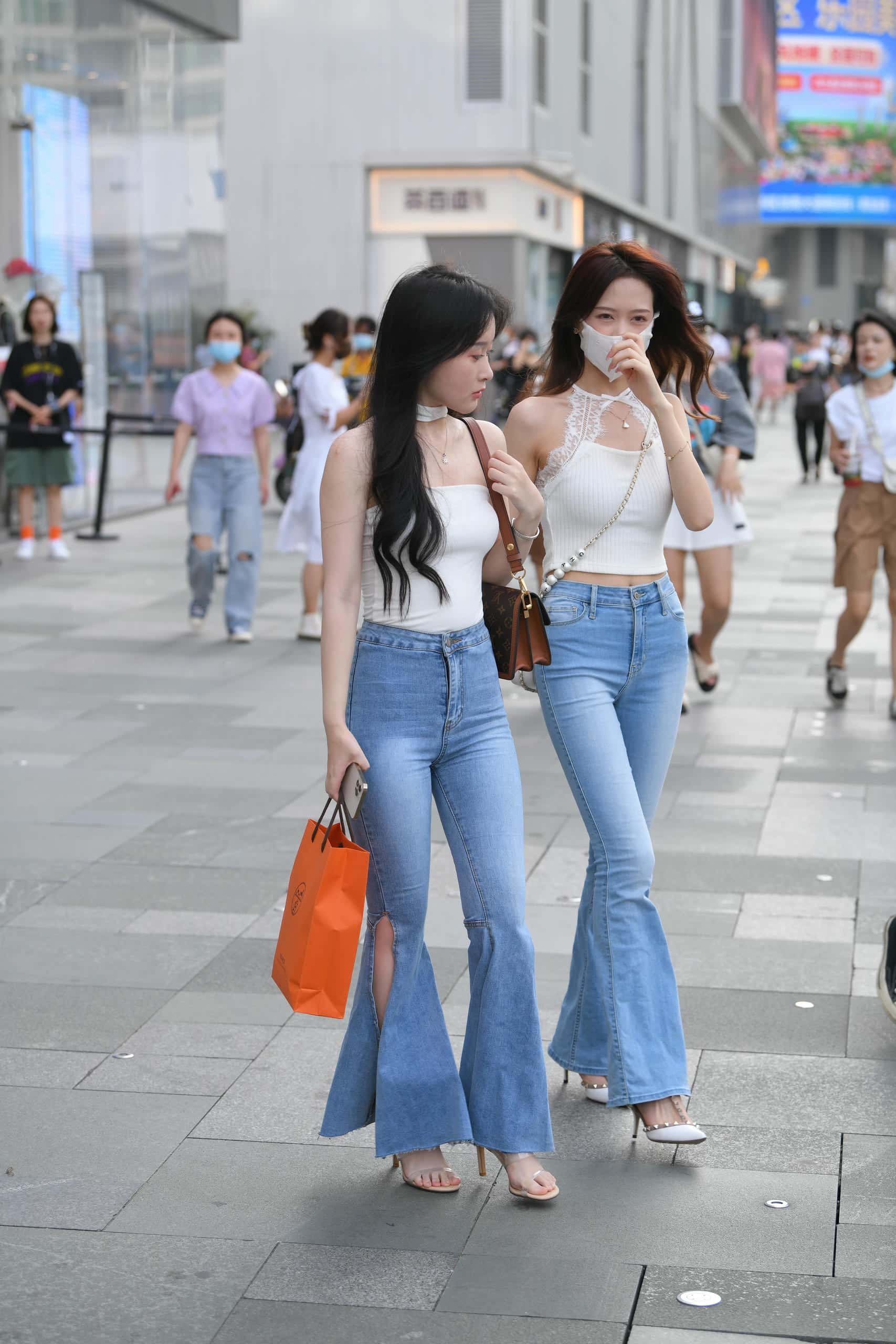 身材绝佳的时尚姐妹花【160P】J4470-q图库摄影套图图片大全