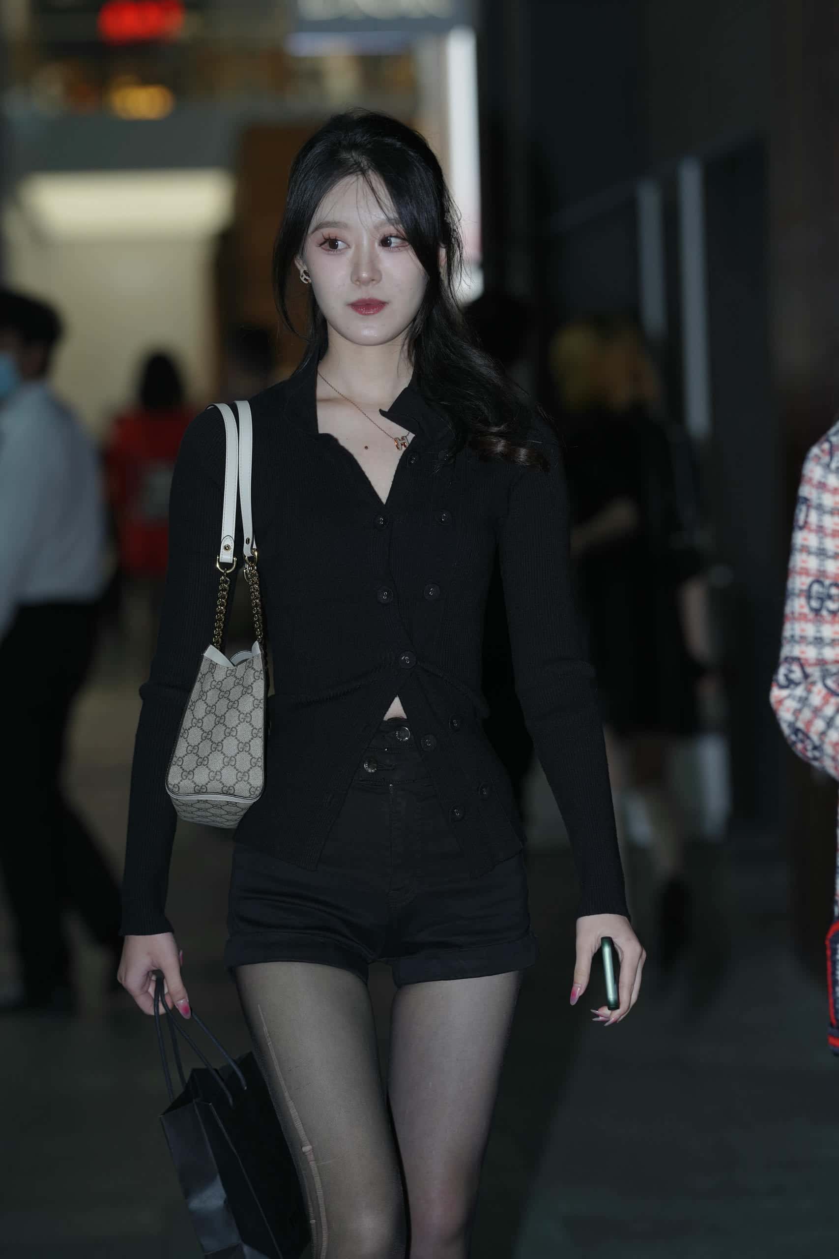 黑色系马尾辫少女 【173P】K4446-q图库摄影套图图片大全