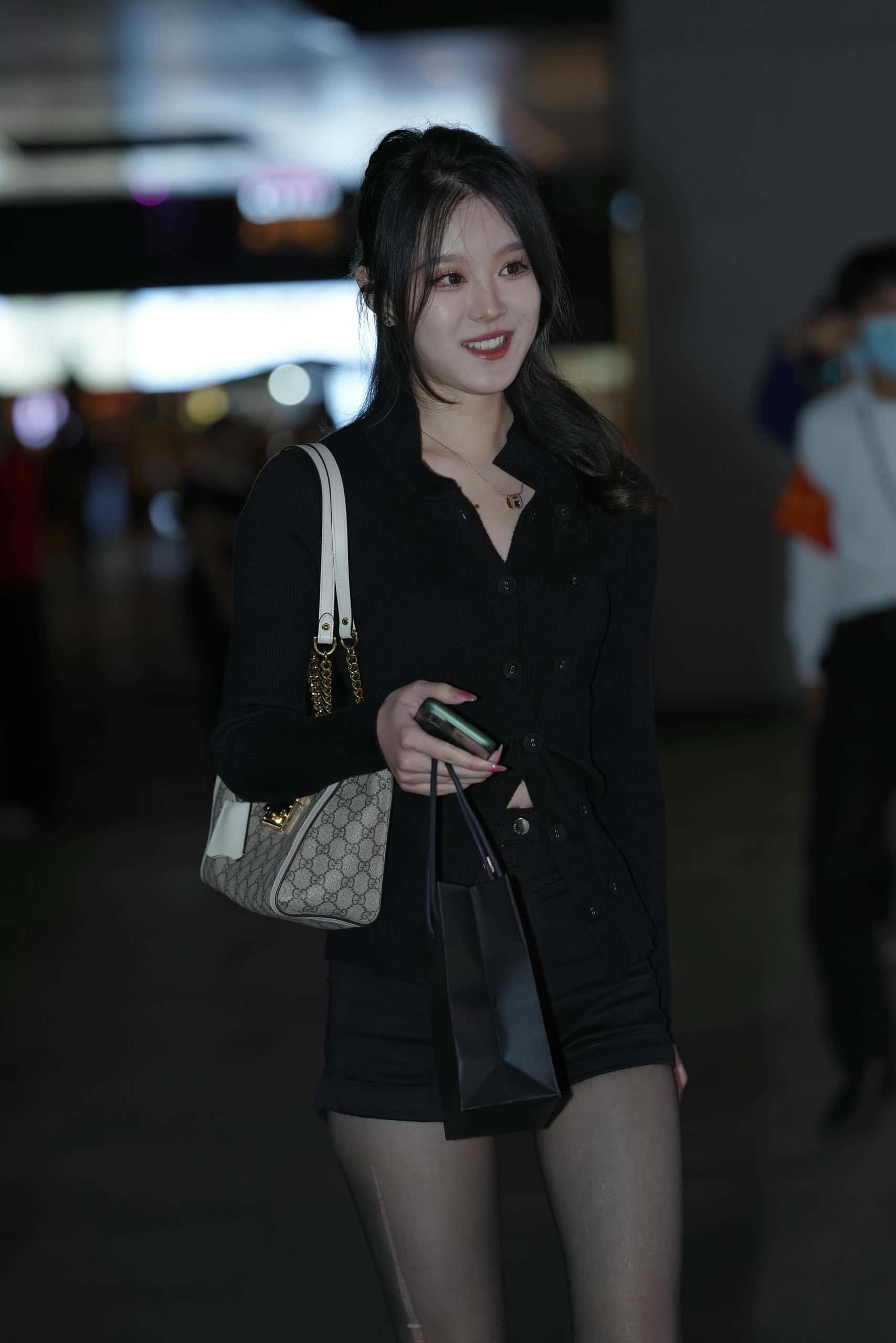 黑色系马尾辫少女 【173P】K4446-q图库摄影套图图片大全