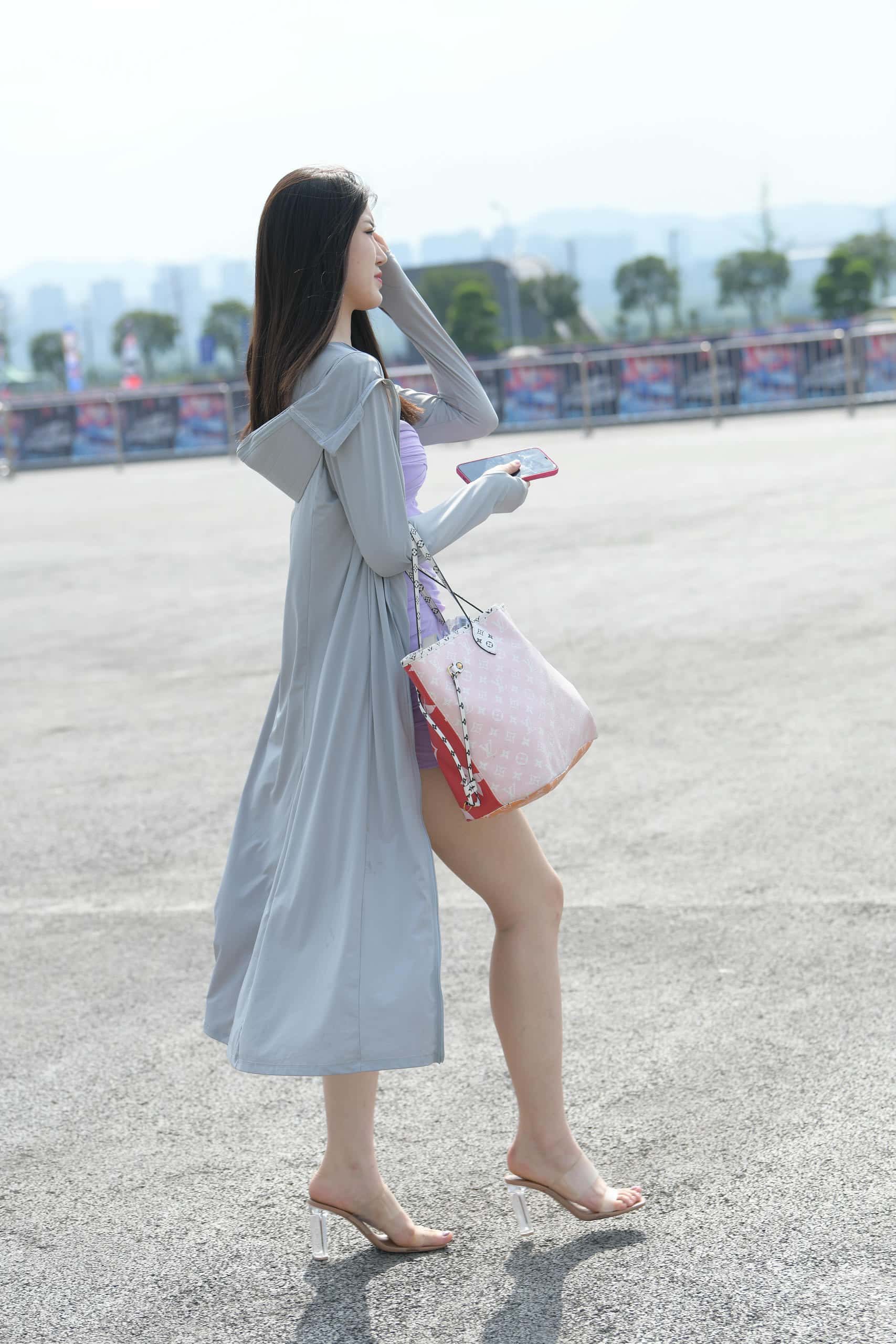 迷人紫色修身裙【64P】P8258-q图库摄影套图图片大全