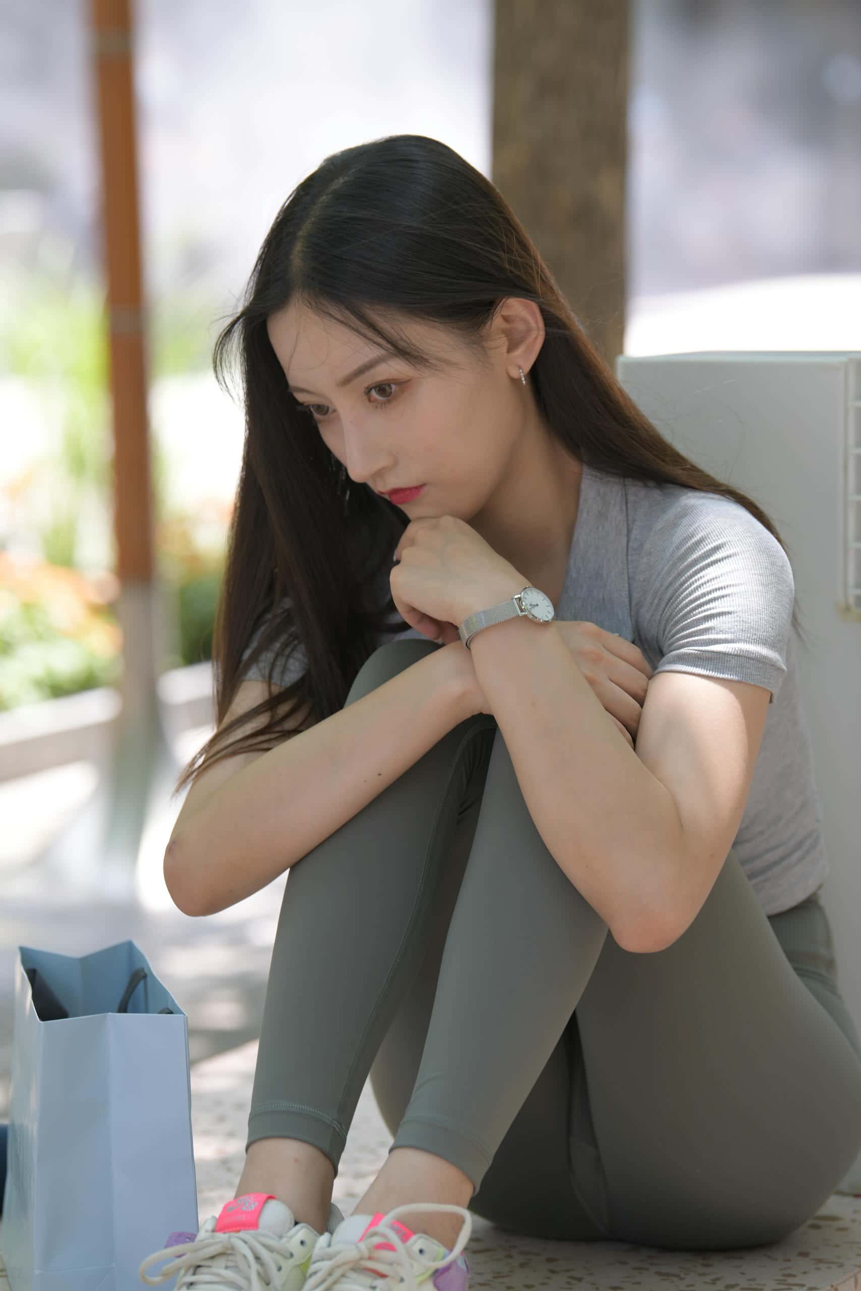 清纯瑜伽裤女孩【501P】J2192-q图库摄影套图图片大全